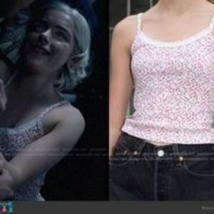 Brandy Melville Floral Cotton Tank Top